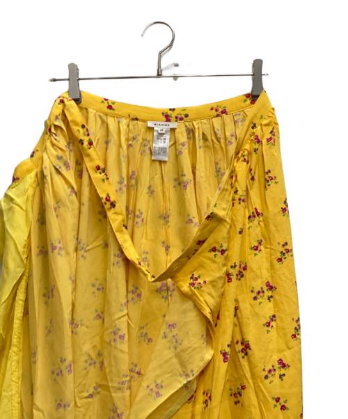 BLAMINK（ブラミンク）BLAMINK (ブラミンク) W SI FLW/PRT WRAP イエロー サイズ:38の古着・服飾アイテム