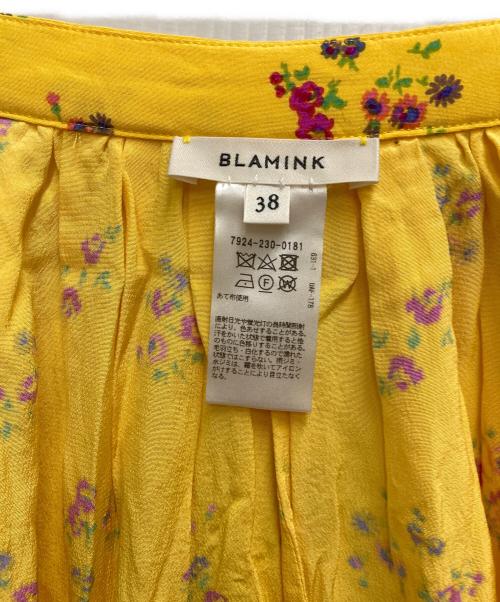 BLAMINK（ブラミンク）BLAMINK (ブラミンク) W SI FLW/PRT WRAP イエロー サイズ:38の古着・服飾アイテム