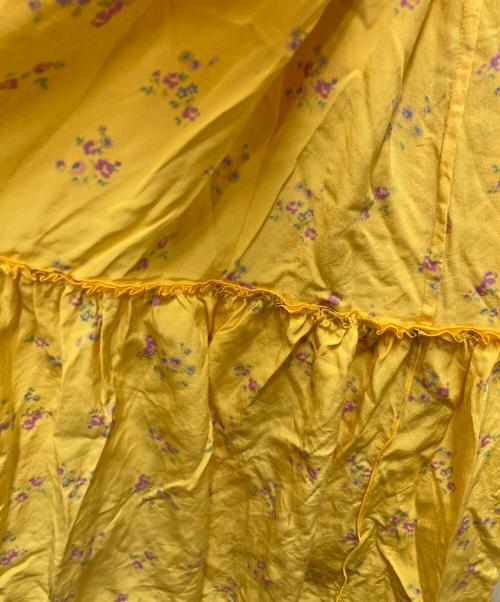 BLAMINK（ブラミンク）BLAMINK (ブラミンク) W SI FLW/PRT WRAP イエロー サイズ:38の古着・服飾アイテム