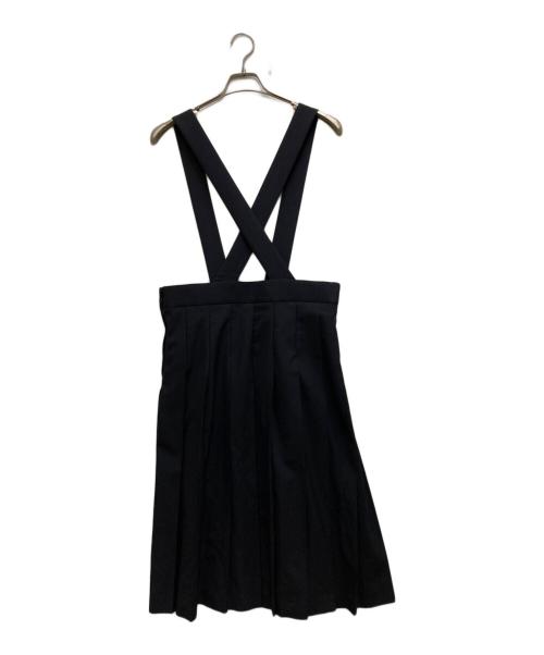 COMME des GARCONS GIRL（コムデギャルソンガール）COMME des GARCONS GIRL (コムデギャルソンガール) プリーツジャンパースカート ネイビー サイズ:Sの古着・服飾アイテム