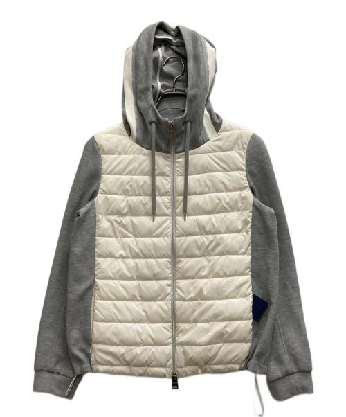 HERNO（ヘルノ）HERNO (ヘルノ) ハイブリッドライトダウンパーカー ホワイト サイズ:42の古着・服飾アイテム