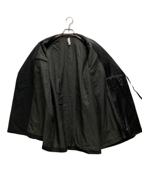 SOSHIOTSUKI（ソウシ オオツキ）SOSHIOTSUKI (ソウシ オオツキ) DOUBLE SMOKING JACKET ブラック サイズ:44の古着・服飾アイテム