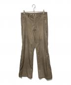 nulabelニューレーベル）の古着「NULABEL ナチュラルダイウールギャバジン ジップTRS」｜グレー