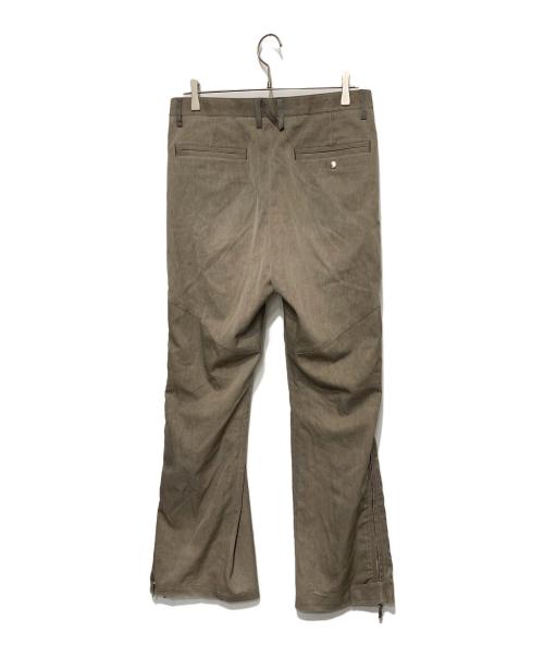 nulabel（ニューレーベル）nulabel (ニューレーベル) NULABEL ナチュラルダイウールギャバジン ジップTRS グレー サイズ:Ｍの古着・服飾アイテム