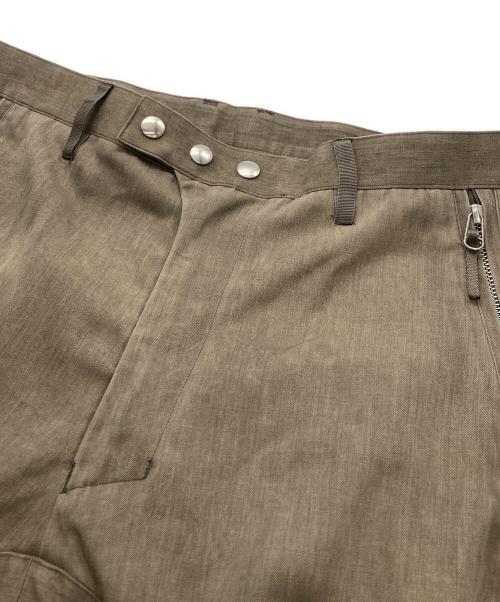 nulabel（ニューレーベル）nulabel (ニューレーベル) NULABEL ナチュラルダイウールギャバジン ジップTRS グレー サイズ:Ｍの古着・服飾アイテム