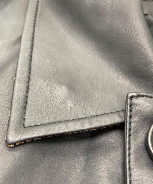 taupe（トープ）taupe (トープ) アンティークレザーハーフコート ブラック サイズ:03の古着・服飾アイテム