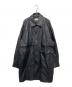 taupe（トープ）の古着「アンティークレザーハーフコート」｜ブラック