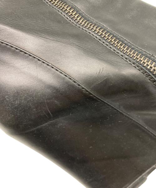 ANN DEMEULEMEESTER（アンドゥムルメステール）ANN DEMEULEMEESTER (アンドゥムルメステール) サイドジップブーツ ブラック サイズ:37の古着・服飾アイテム