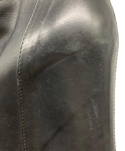 ANN DEMEULEMEESTER（アンドゥムルメステール）ANN DEMEULEMEESTER (アンドゥムルメステール) サイドジップブーツ ブラック サイズ:37の古着・服飾アイテム