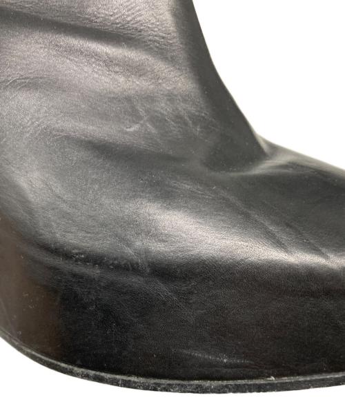 ANN DEMEULEMEESTER（アンドゥムルメステール）ANN DEMEULEMEESTER (アンドゥムルメステール) サイドジップブーツ ブラック サイズ:37の古着・服飾アイテム