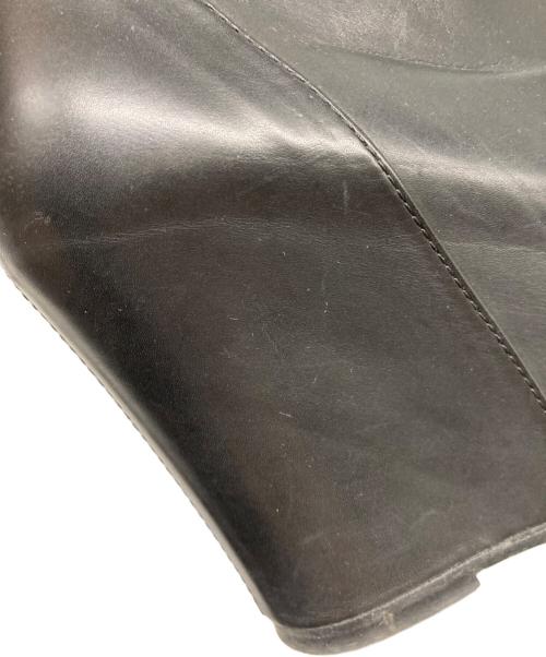 ANN DEMEULEMEESTER（アンドゥムルメステール）ANN DEMEULEMEESTER (アンドゥムルメステール) サイドジップブーツ ブラック サイズ:37の古着・服飾アイテム