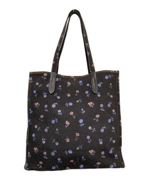 COACH（コーチ）COACH (コーチ) キャンバストートバッグ ブラックの古着・服飾アイテム