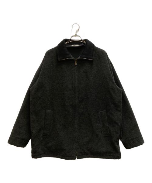 GIORGIO ARMANI（ジョルジョアルマーニ）GIORGIO ARMANI (ジョルジョアルマーニ) 90s ウールジップスポーツジャケット グレー サイズ:50の古着・服飾アイテム