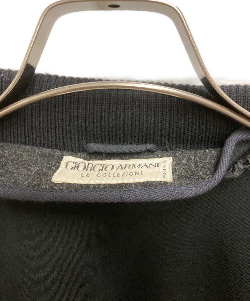 GIORGIO ARMANI（ジョルジョアルマーニ）GIORGIO ARMANI (ジョルジョアルマーニ) 90s ウールジップスポーツジャケット グレー サイズ:50の古着・服飾アイテム
