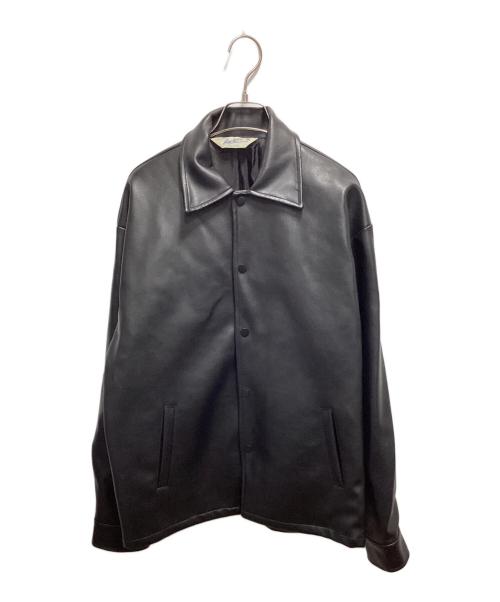 BACKERS（バッカーズ）BACKERS (バッカーズ) エコレザーコーチジャケット ブラック サイズ:Ⅿの古着・服飾アイテム