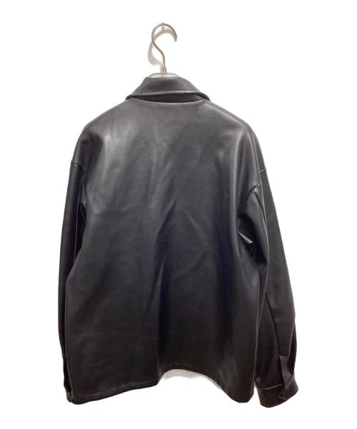 BACKERS（バッカーズ）BACKERS (バッカーズ) エコレザーコーチジャケット ブラック サイズ:Ⅿの古着・服飾アイテム