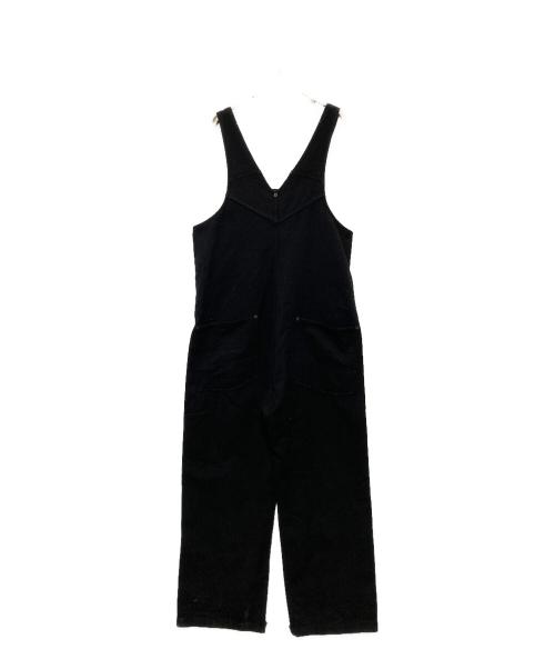 anachronorm（アナクロノーム）anachronorm (アナクロノーム) ウールダブルニーオーバオール ブラック サイズ:FREEの古着・服飾アイテム