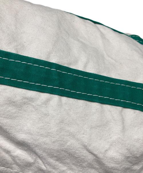 L.L.Bean（エルエルビーン）L.L.Bean (エルエルビーン) 70-80`Sスモールトートバッグ ベージュ×グリーンの古着・服飾アイテム