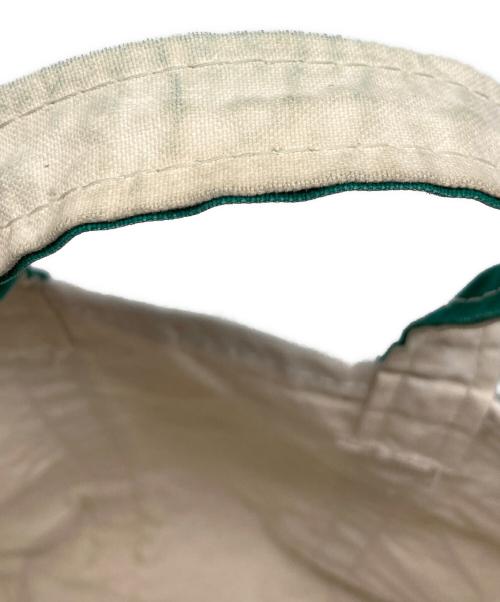 L.L.Bean（エルエルビーン）L.L.Bean (エルエルビーン) 70-80`Sスモールトートバッグ ベージュ×グリーンの古着・服飾アイテム