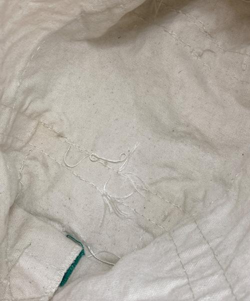 L.L.Bean（エルエルビーン）L.L.Bean (エルエルビーン) 70-80`Sスモールトートバッグ ベージュ×グリーンの古着・服飾アイテム