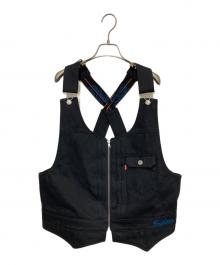 LEVI'S×FACETASM（リーバイス×ファセッタズム）の古着「1stタイプデニムベスト」｜ブラック