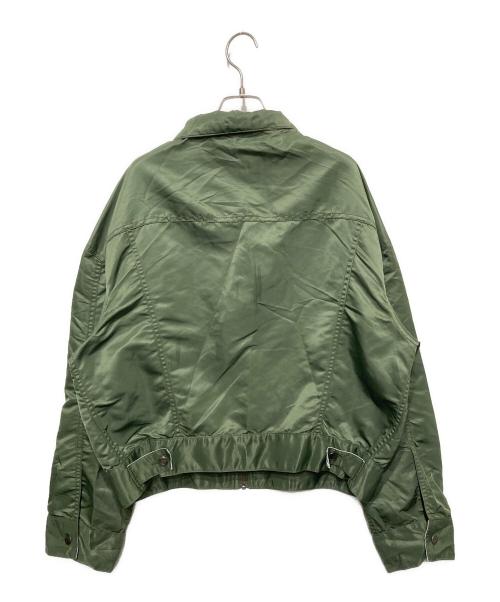 LANDLORD（ランドロード）LANDLORD (ランドロード) ナイロントラッカージャケット オリーブ サイズ:Ｓの古着・服飾アイテム