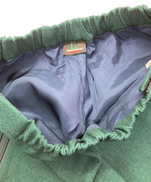 NON TOKYO（ノントーキョー）NON TOKYO (ノントーキョー) サイドジップスラックス グリーン サイズ:2の古着・服飾アイテム