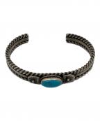 Navajoナバホ）の古着「ワイヤーターコイズバングル」