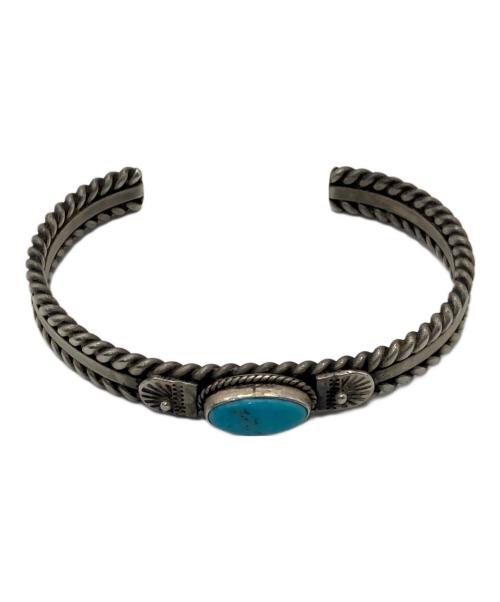 Navajo（ナバホ）NAVAJO (ナバホ) ワイヤーターコイズバングルの古着・服飾アイテム