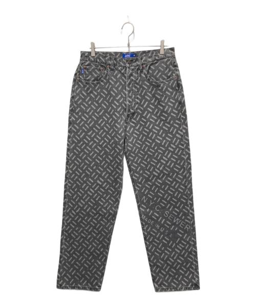 Lafayette（ラファイエット）Lafayette (ラファイエット) レーザー ウォッシュ加工 デニムパンツ グレー サイズ:86cm (W34)の古着・服飾アイテム