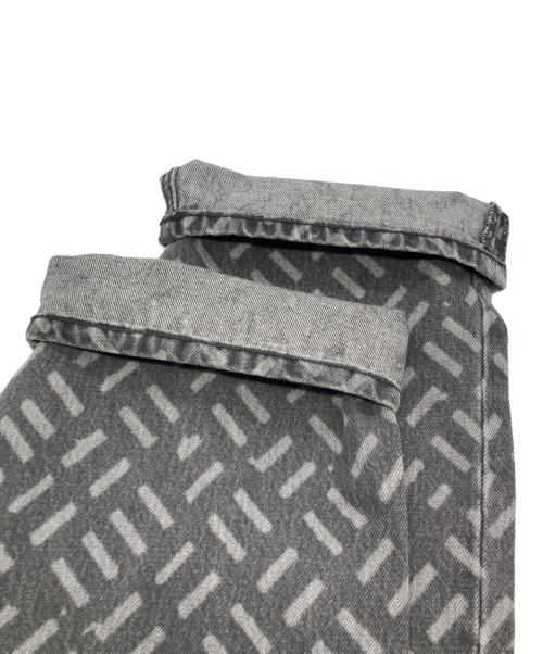 Lafayette（ラファイエット）Lafayette (ラファイエット) レーザー ウォッシュ加工 デニムパンツ グレー サイズ:86cm (W34)の古着・服飾アイテム