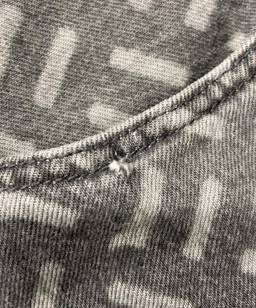 Lafayette（ラファイエット）Lafayette (ラファイエット) レーザー ウォッシュ加工 デニムパンツ グレー サイズ:86cm (W34)の古着・服飾アイテム