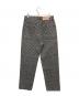 Lafayette (ラファイエット) レーザー ウォッシュ加工 デニムパンツ グレー サイズ:86cm (W34)：5000円