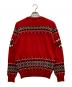 Hysteric Glamour (ヒステリックグラマー) ブルドッグジャガードアクリルウール ニット レッド サイズ:Ⅿ：13000円