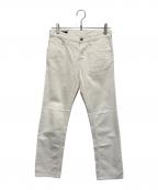 GUCCIグッチ）の古着「ホワイトデニムパンツ」｜ホワイト