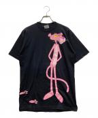 STANLEY DESANTISスタンリーデサンティス）の古着「90'S The Pink Panther Tシャツ 両面プリント」｜ブラック