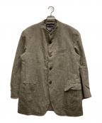 ISSEY MIYAKE MENイッセイミヤケメン）の古着「ノーカラージャケット」｜ベージュ