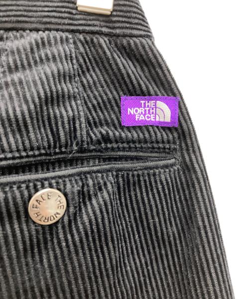 THE NORTHFACE PURPLELABEL（ザ・ノースフェイス パープルレーベル）THE NORTHFACE PURPLELABEL (ザ・ノースフェイス パープルレーベル) Corduroy Wide Tapered Pants ブラック サイズ:32の古着・服飾アイテム