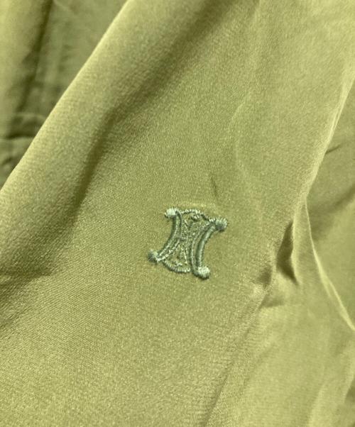 CELINE（セリーヌ）CELINE (セリーヌ) トリオンフロゴシルクシャツ グリーン サイズ:38の古着・服飾アイテム