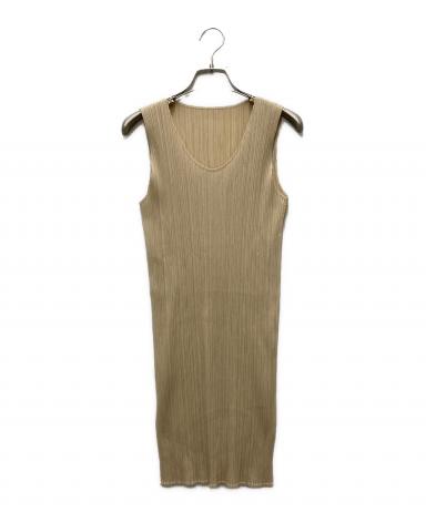 PLEATS PLEASE カットソー　ノースリーブ 中古・古着通販】PLEATS PLEASE (プリーツプリーズ) ノースリーブ