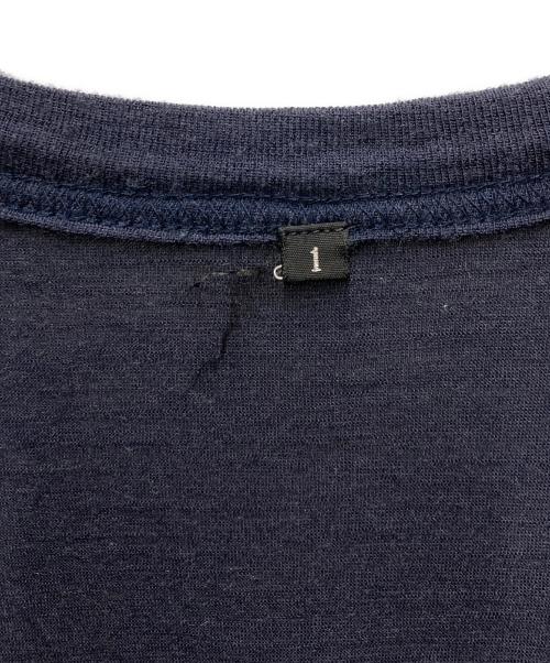 SN BYA.H（エスエヌ バイ エイチ）SN BYA.H (エスエヌ バイ エイチ) ウォッシャブルメリノ TEE SS ネイビー サイズ:1の古着・服飾アイテム