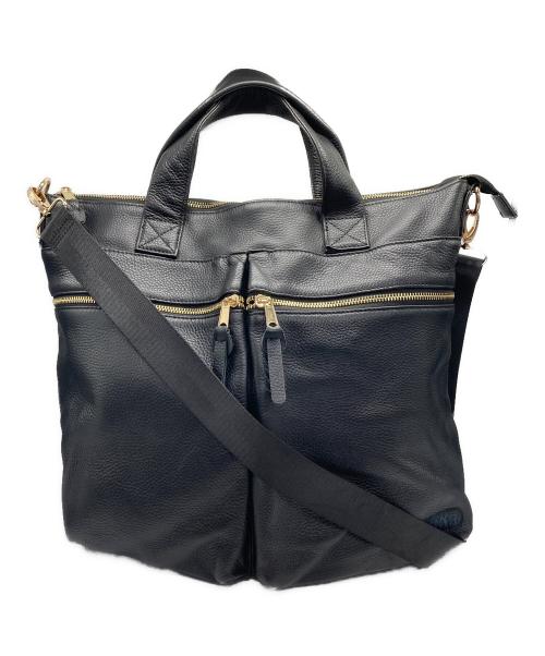 OUTDOOR PRODUCTS（アウトドア プロダクツ）OUTDOOR PRODUCTS (アウトドア プロダクツ) Firsthand (ファーストハンド) SPレザーヘルメットバッグ ブラックの古着・服飾アイテム