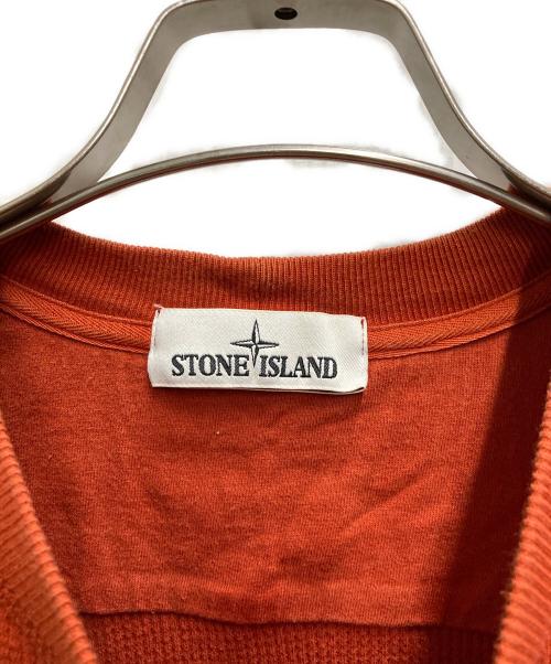 STONE ISLAND（ストーンアイランド）STONE ISLAND (ストーンアイランド) ワッフルLS/ TEE オレンジ サイズ:Ⅼの古着・服飾アイテム