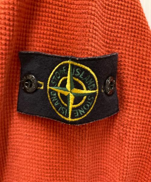 STONE ISLAND（ストーンアイランド）STONE ISLAND (ストーンアイランド) ワッフルLS/ TEE オレンジ サイズ:Ⅼの古着・服飾アイテム
