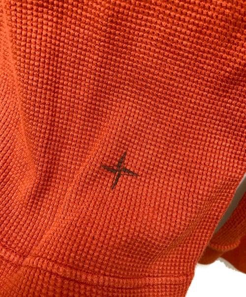 STONE ISLAND（ストーンアイランド）STONE ISLAND (ストーンアイランド) ワッフルLS/ TEE オレンジ サイズ:Ⅼの古着・服飾アイテム
