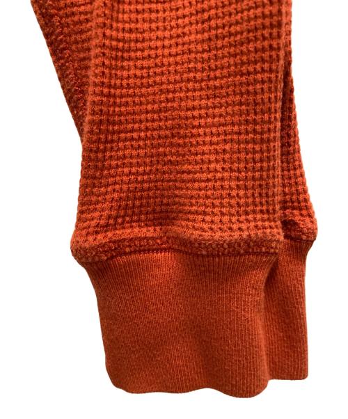 STONE ISLAND（ストーンアイランド）STONE ISLAND (ストーンアイランド) ワッフルLS/ TEE オレンジ サイズ:Ⅼの古着・服飾アイテム