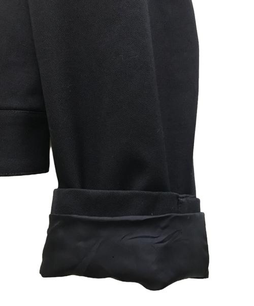 COMME des GARCONS HOMME PLUS（コムデギャルソンオムプリュス）COMME des GARCONS HOMME PLUS (コムデギャルソンオムプリュス) ウールギャバクロップドジャケット ネイビー サイズ:Sの古着・服飾アイテム