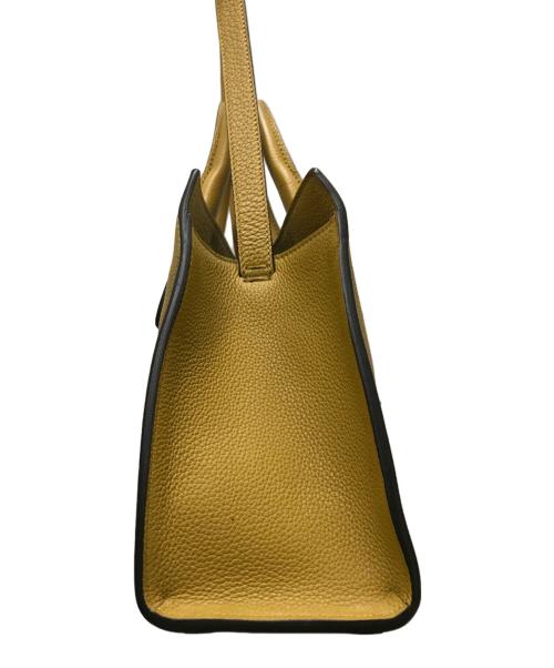 GUCCI（グッチ）GUCCI (グッチ) ニュージャッキー 2WAYハンドバッグ イエローブラウンの古着・服飾アイテム