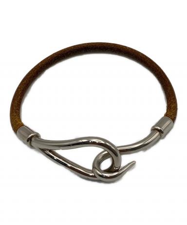 中古・古着通販】HERMES (エルメス) ジャンボHブレスレット ブラウン