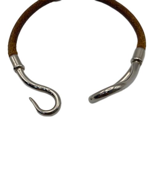 HERMES（エルメス）HERMES (エルメス) ジャンボHブレスレット ブラウンの古着・服飾アイテム